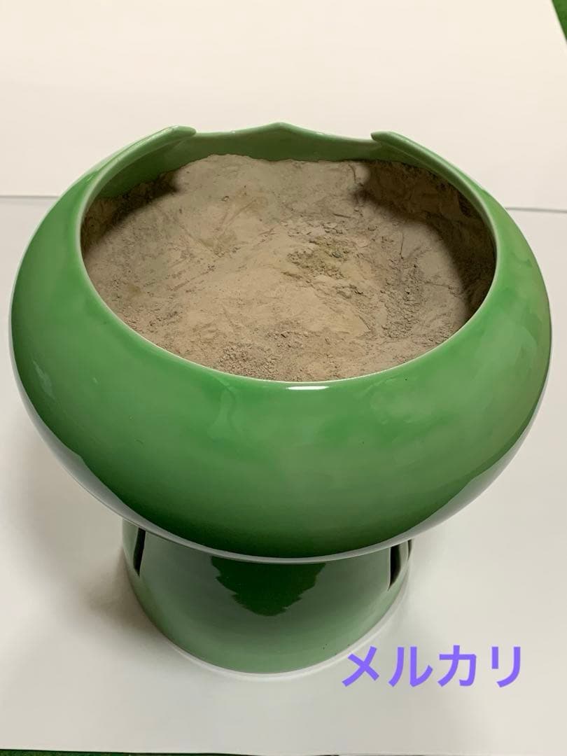 茶道具　平安春峰　火鉢　灰炉　こけし型