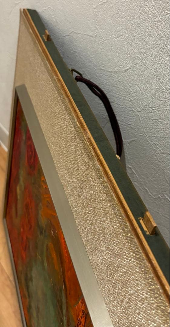 油彩 4号 青山義雄 ばら 淀画廊 国画会 直筆サイン 師マティス 油絵