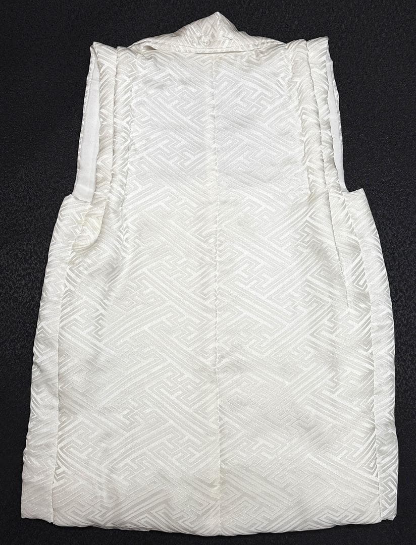 新品 七五三 男児 3歳 正絹 被布コート 正絹綸子