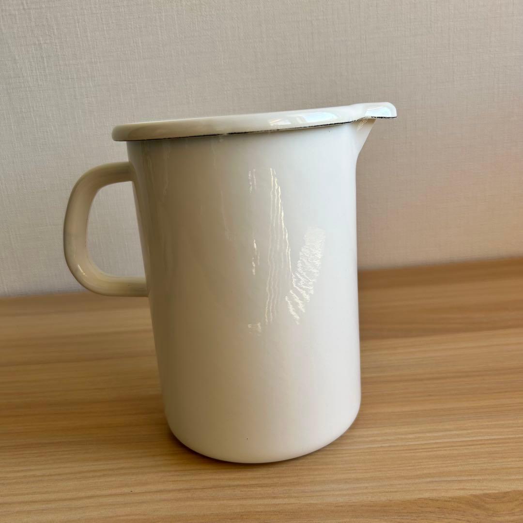 オーストリア製　RIESS リース　計量カップ　ホーロー　1L