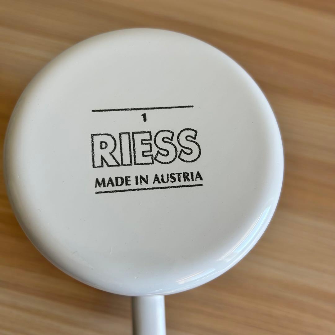オーストリア製　RIESS リース　計量カップ　ホーロー　1L
