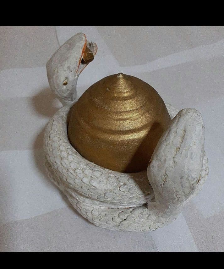 大蛇　巳神様　宝珠白蛇　財運金運