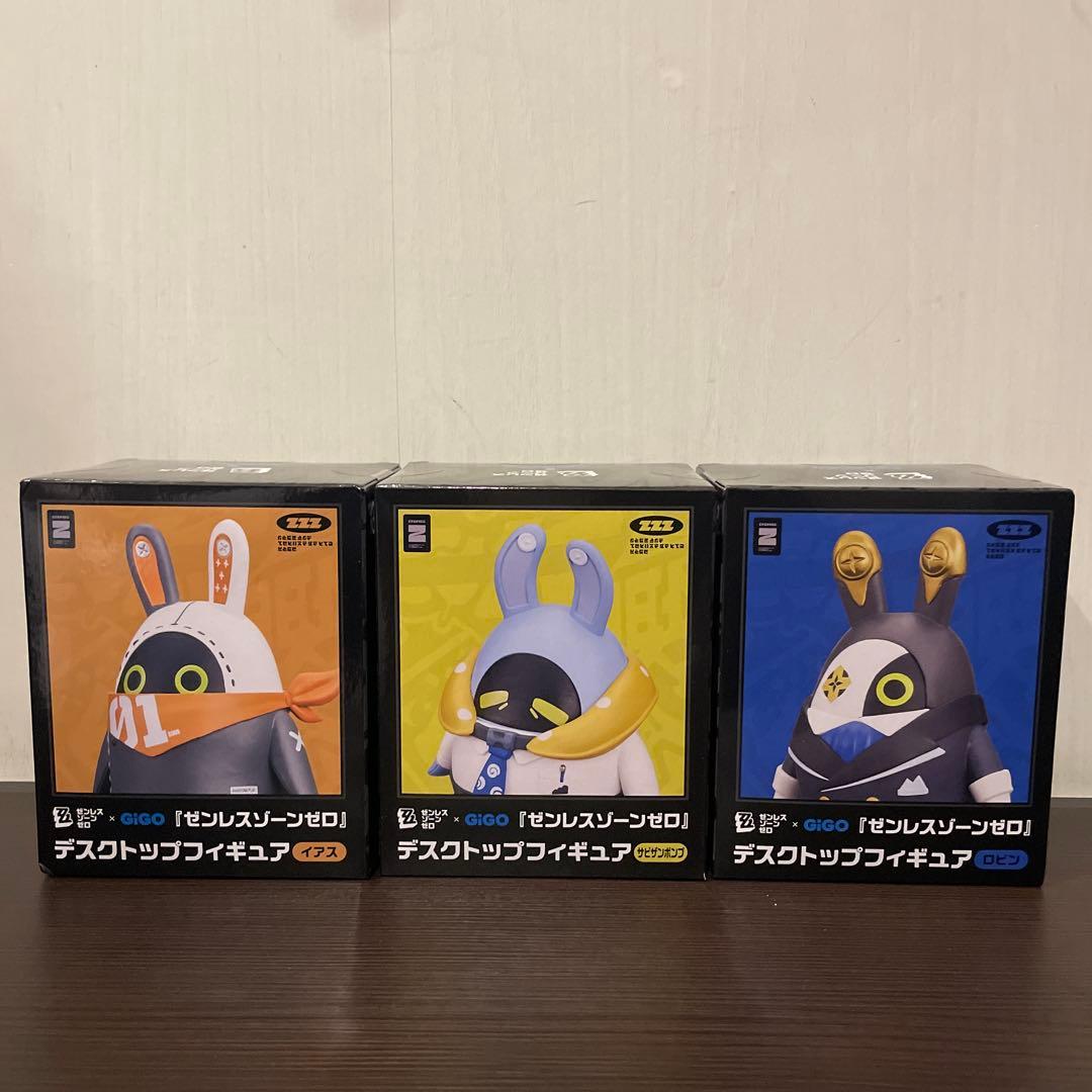 GiGO限定 ゼンレスゾーンゼロ ボンプ デスクトップフィギュア 3種