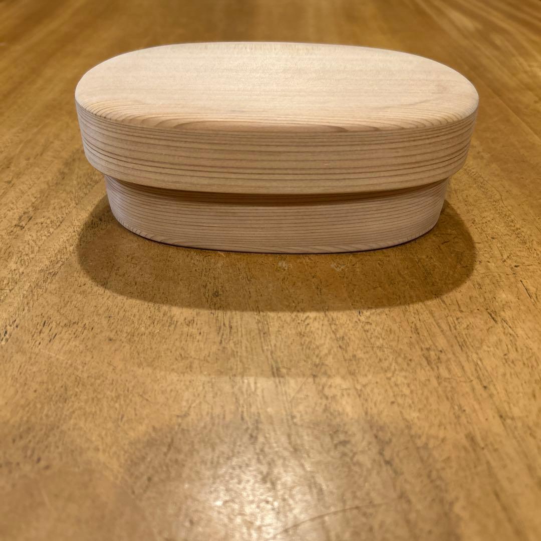 柴田慶信商店 白木 小判形 弁当箱 曲げわっぱ 小 - メルカリ