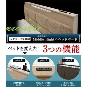 シングルベッド マットレス付き(ボンネルコイルマットレス)