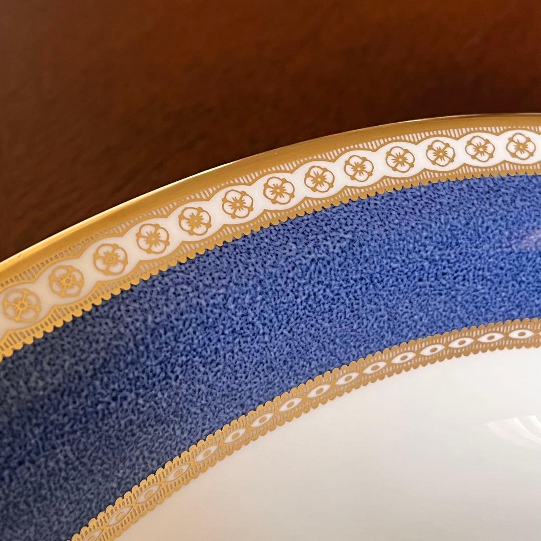 【希少品】ウェッジウッド★ユーランダーパウダーブルー★オーバルボウル