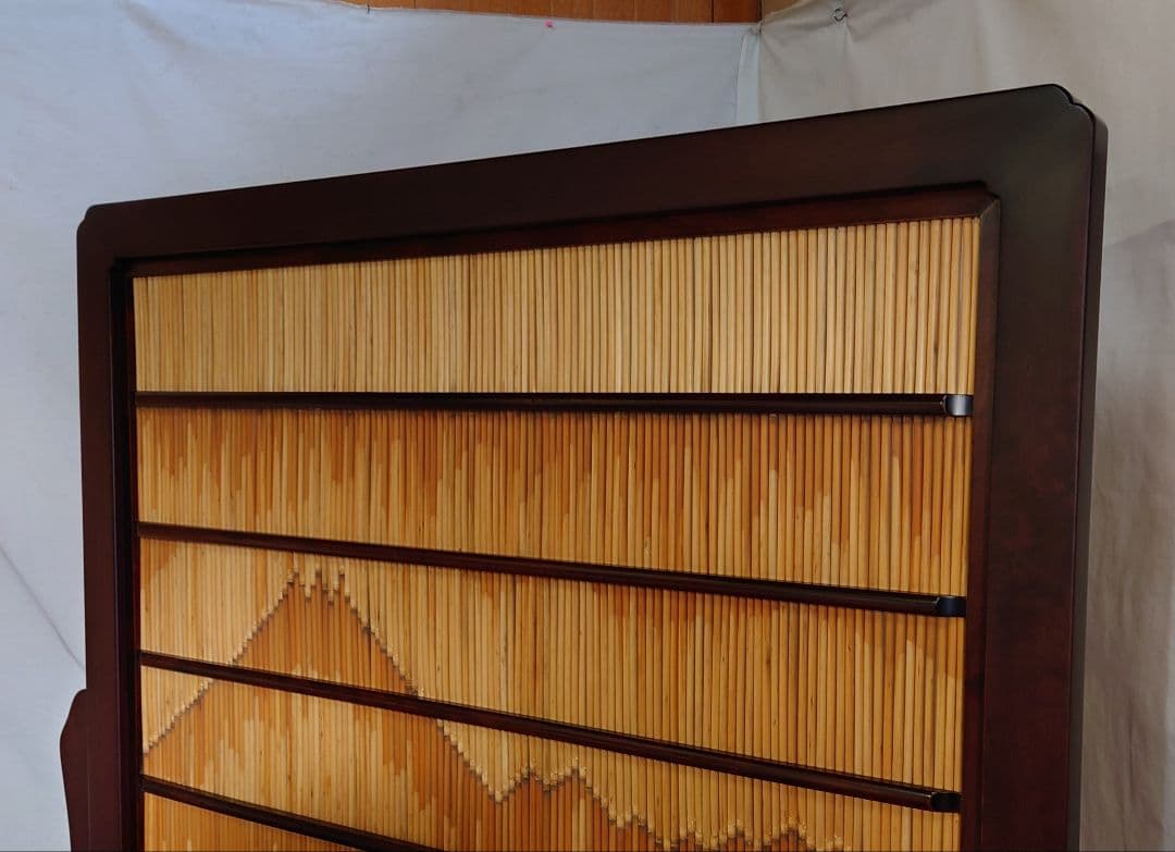 衝立別注　衝立伝統衝立１枚式5尺別注　天然ヨシ入り　ランマ入り和風衝立　１台限定