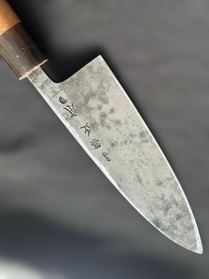 築地正本　大出刃包丁水牛柄 出刃 包丁(秀)