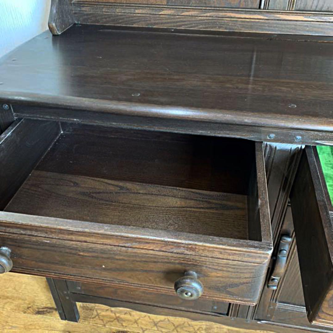 英国　ヴィンテージ　アーコール　飾り棚