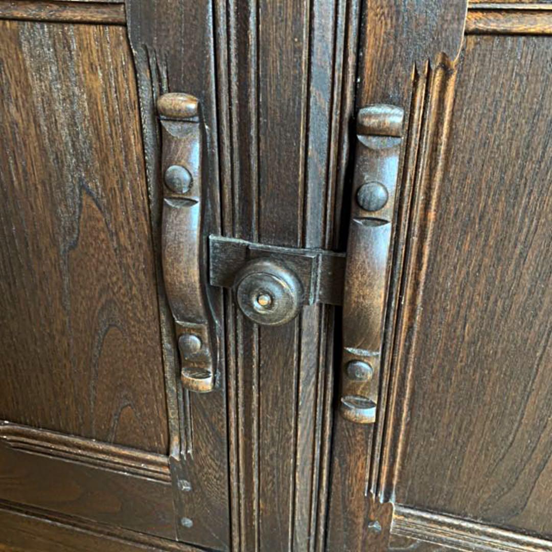 英国　ヴィンテージ　アーコール　飾り棚