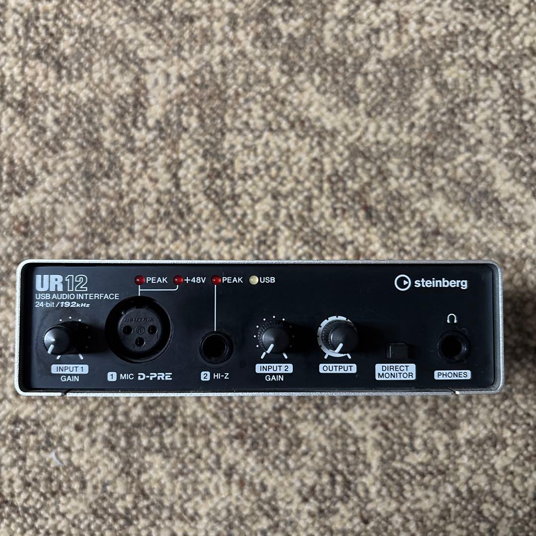 【迅速発送】Steinberg UR12 USBオーディオインターフェイス