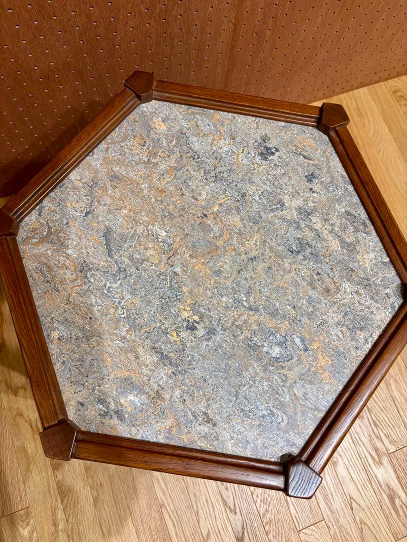 【引取条件】アクメファニチャー ヘキサゴン テーブル ベゼル テーブルランプ