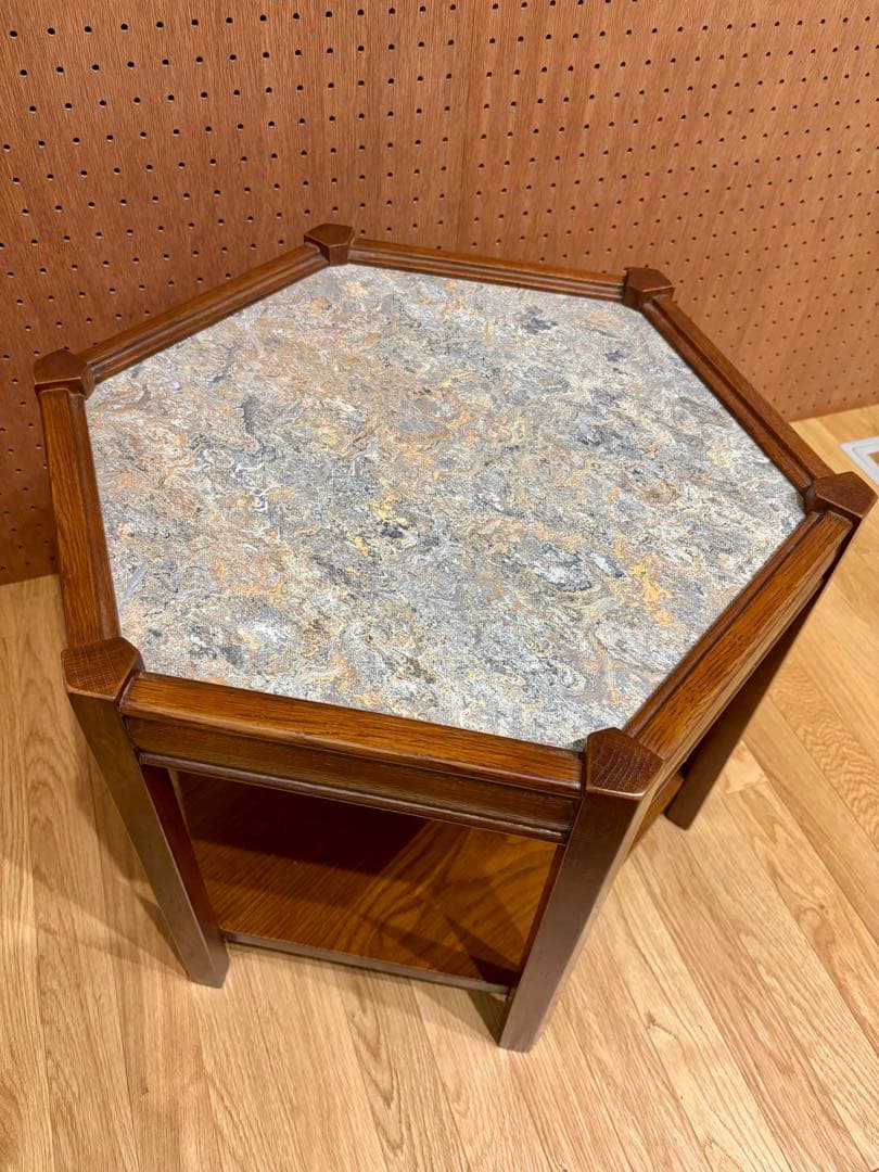 【引取条件】アクメファニチャー ヘキサゴン テーブル ベゼル テーブルランプ