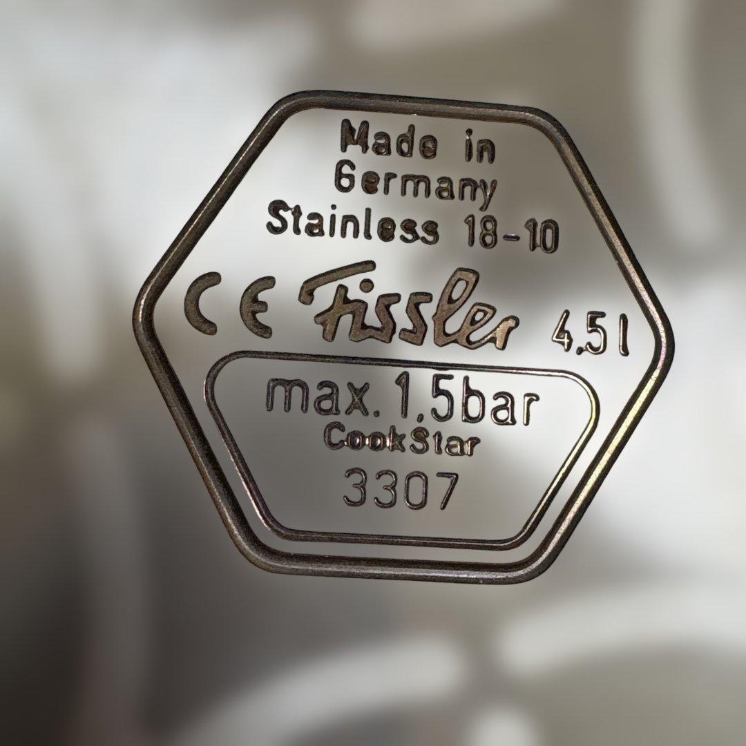 フィスラー 圧力鍋　4.5リットル