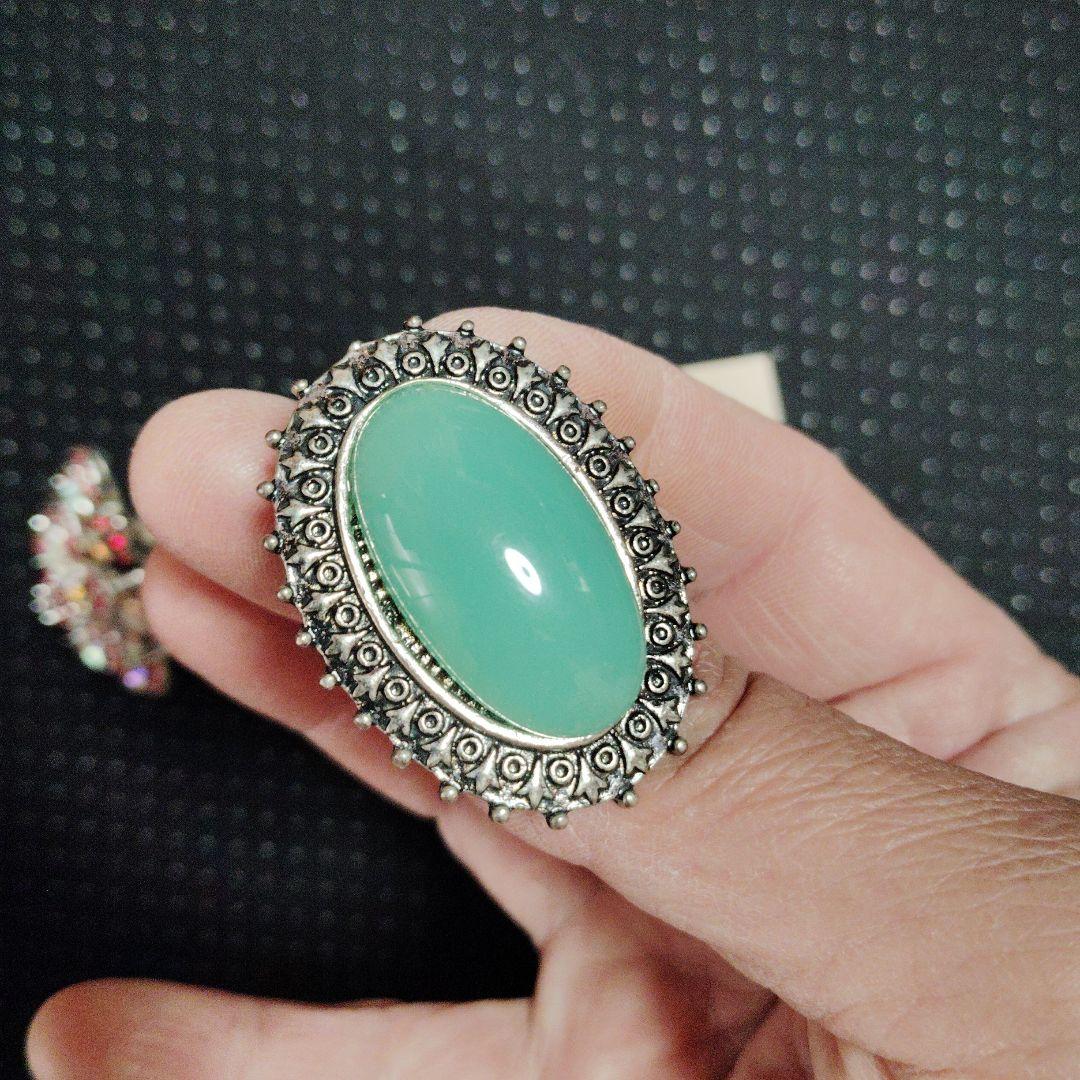 JLO ビーズチェーン付きピアス