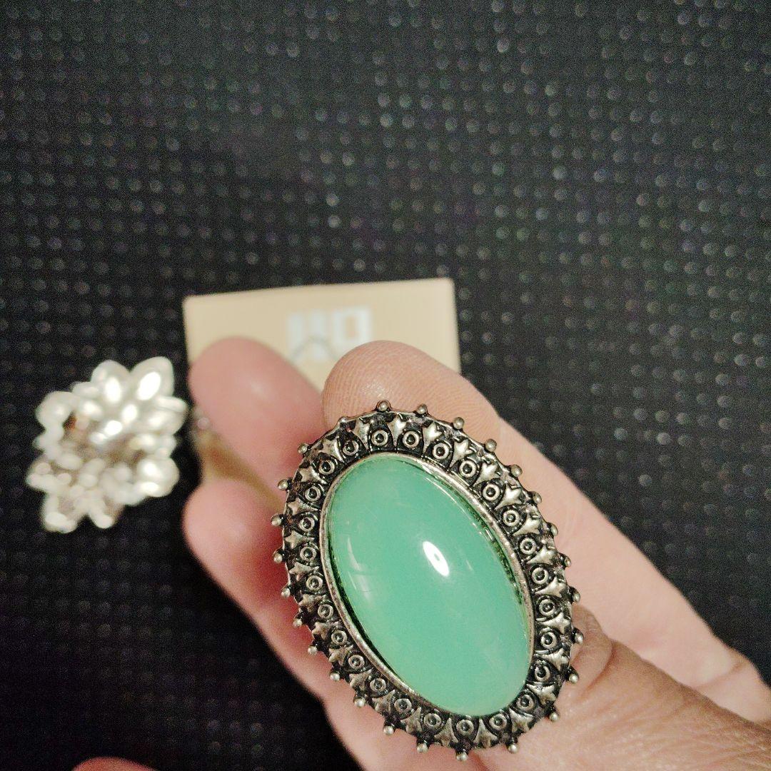 JLO ビーズチェーン付きピアス