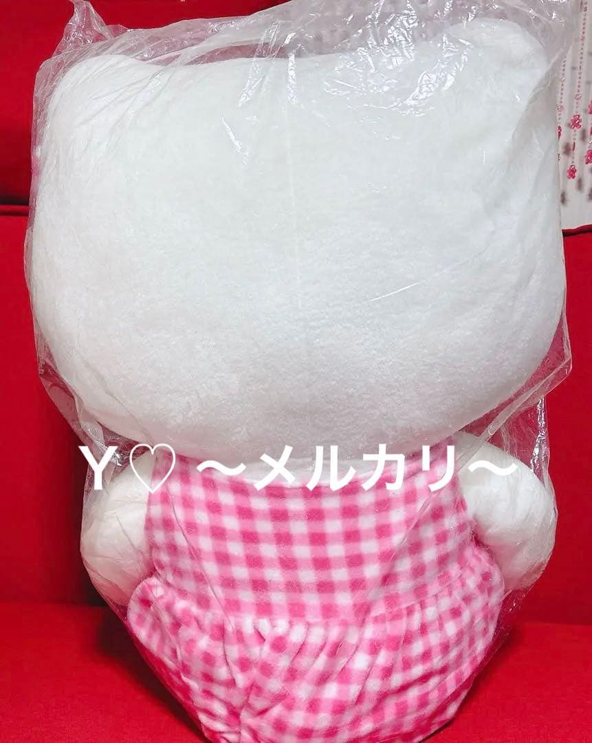 激レア 超希少 ハローキティ キティちゃん 特大 ギンガムイチゴ LL