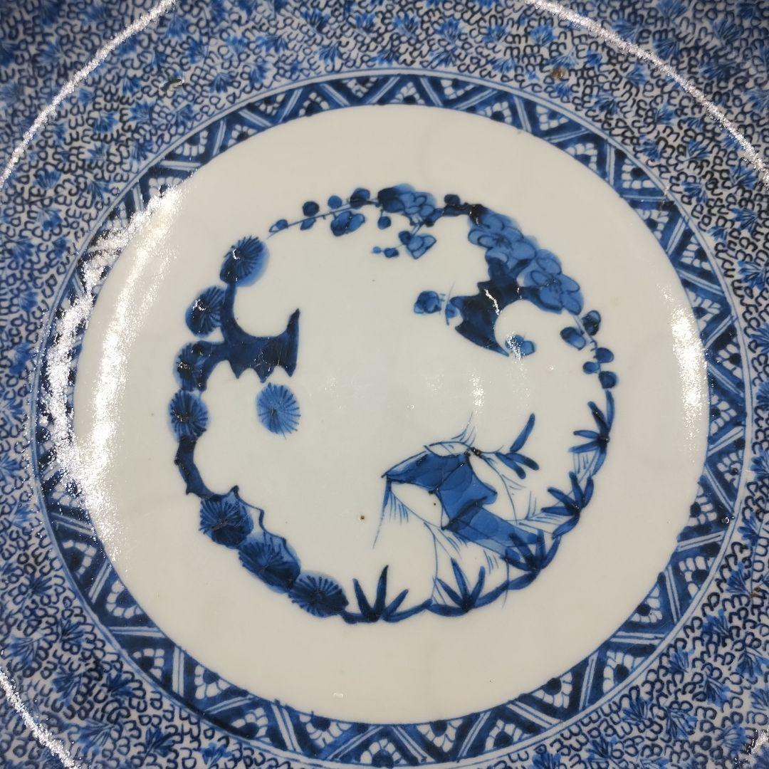 a【！！貴重！！】 太明成化年製 古伊万里 大皿 大鉢 食器 江戸時代