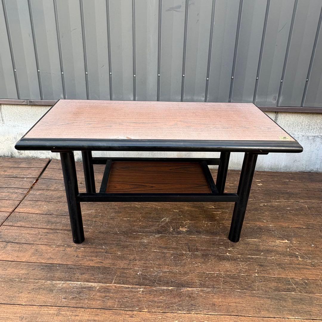 C1昭和レトロ フォルテ 木製サイドテーブル コーヒーテーブル センターテーブル