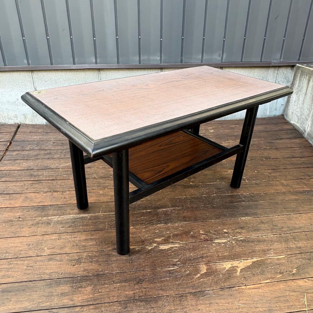 C1昭和レトロ フォルテ 木製サイドテーブル コーヒーテーブル センターテーブル