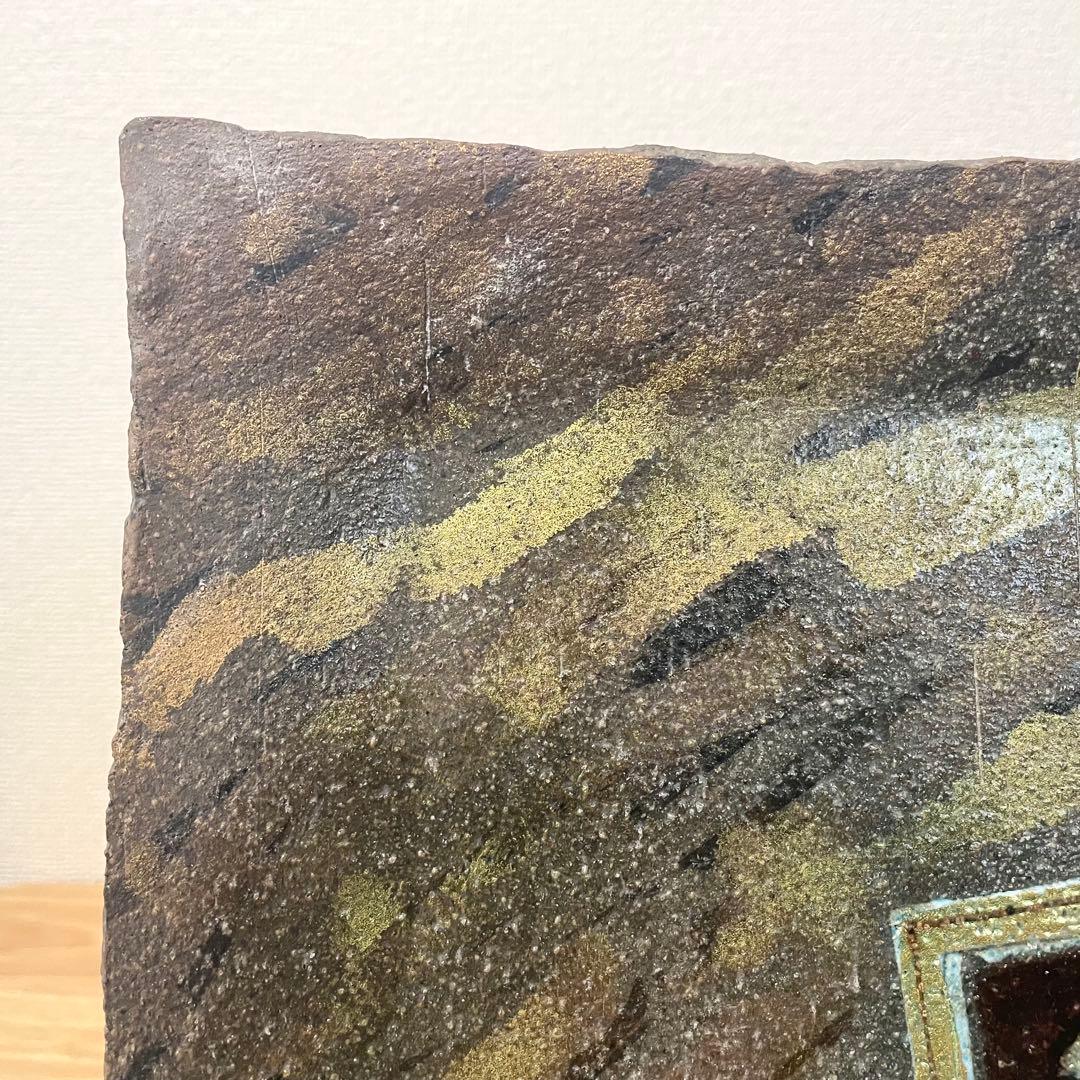 山本長左 九谷長左 飾皿 角皿 九谷焼 鹿に鳥図 - メルカリ