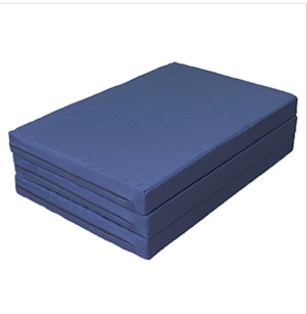 禅マットレス シングル ネイビー 収納ケース付き