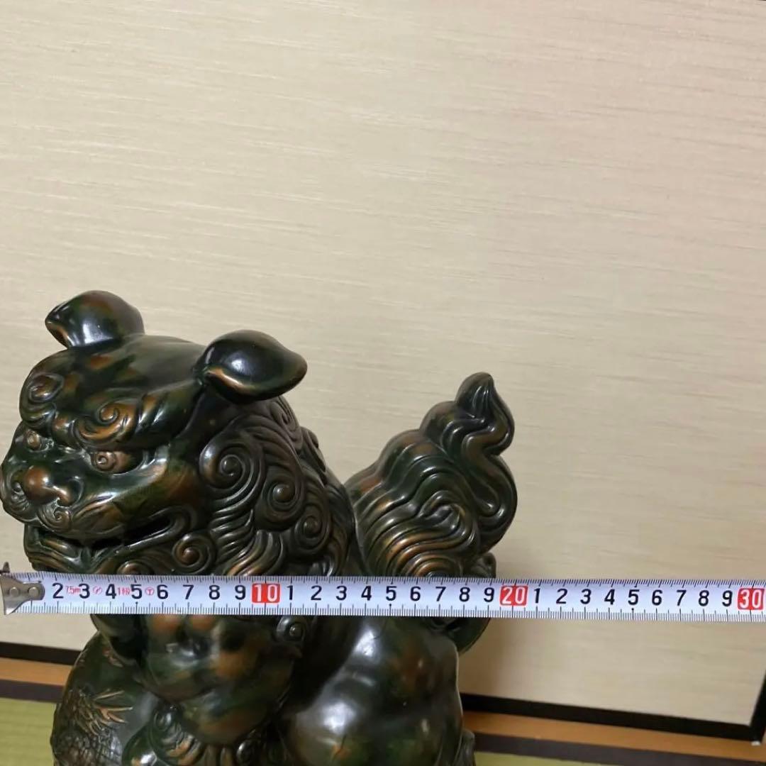 獅子の置き物　玉乗り 縁起物　骨董品