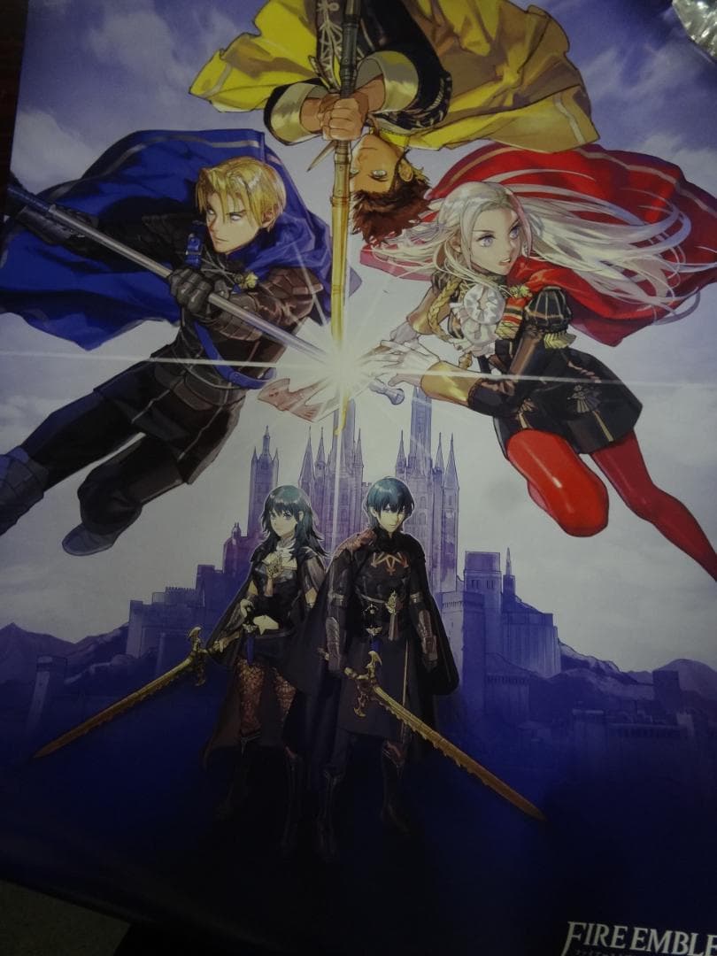 ファイヤーエンブレム風雪月花　　入手困難非売品B２サイズポスター