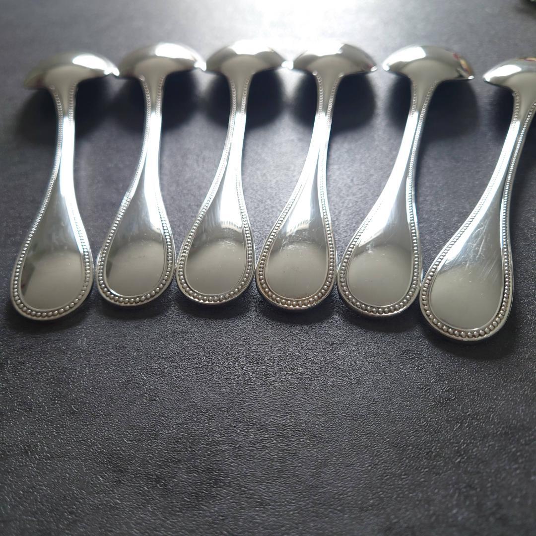 美品 クリストフル パール スタンダードスプーン 6点