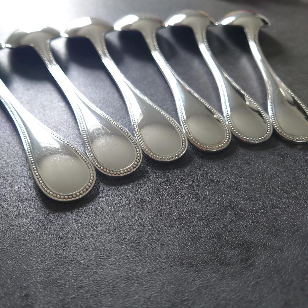 美品 クリストフル パール スタンダードスプーン 6点