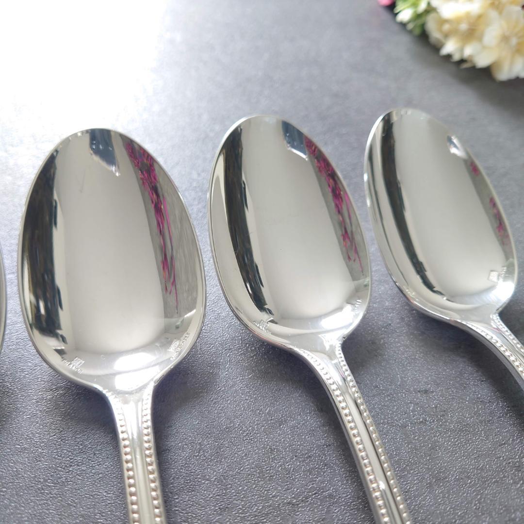 美品 クリストフル パール スタンダードスプーン 6点