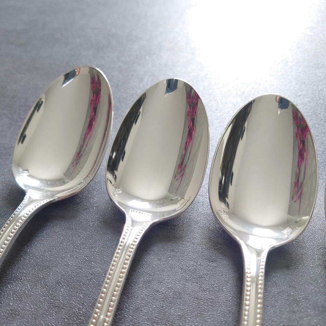 美品 クリストフル パール スタンダードスプーン 6点