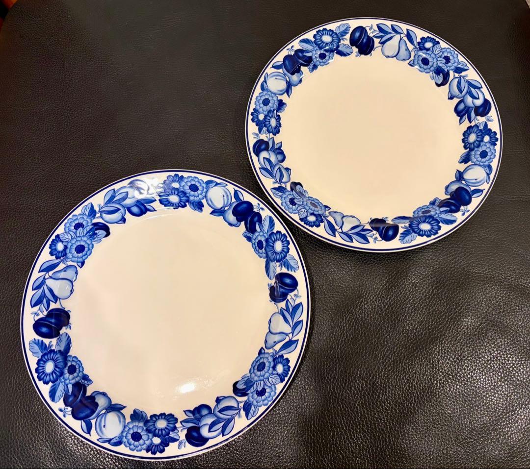 ロイヤルコペンハーゲン ゴールデンサマー 26cmディナープレート 2枚