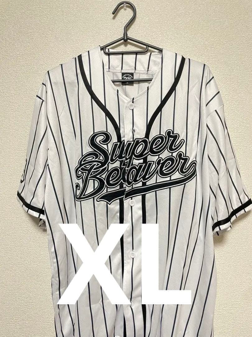 SUPER BEAVER 20周年ベースボールシャツ ストライプ XLサイズ