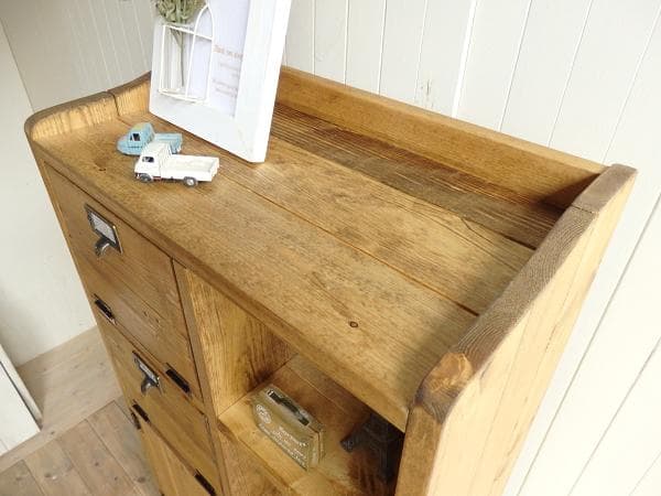 サイズデザインオーダー可2バッタン扉２扉キャビネットナチュラルブラウン●受注製作