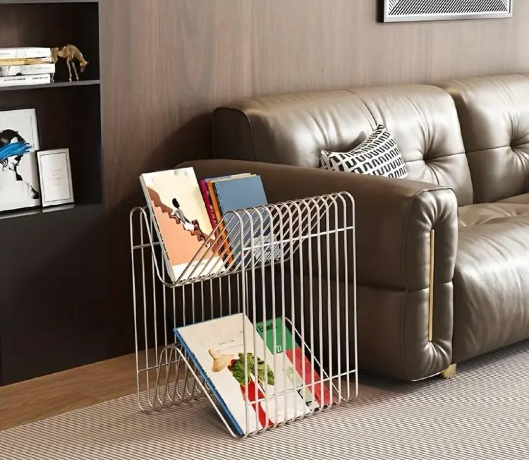 ワイヤー シェルフ マガジンラック リプロダクト テーブル スタイリッシュ 北欧