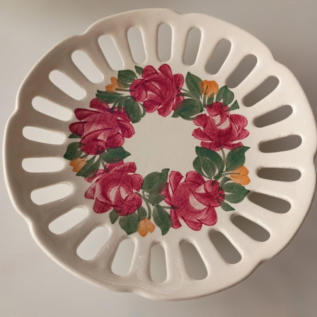 陶器皿5枚セット　ポーランド　ビンテージ　レトロ　壁掛け皿