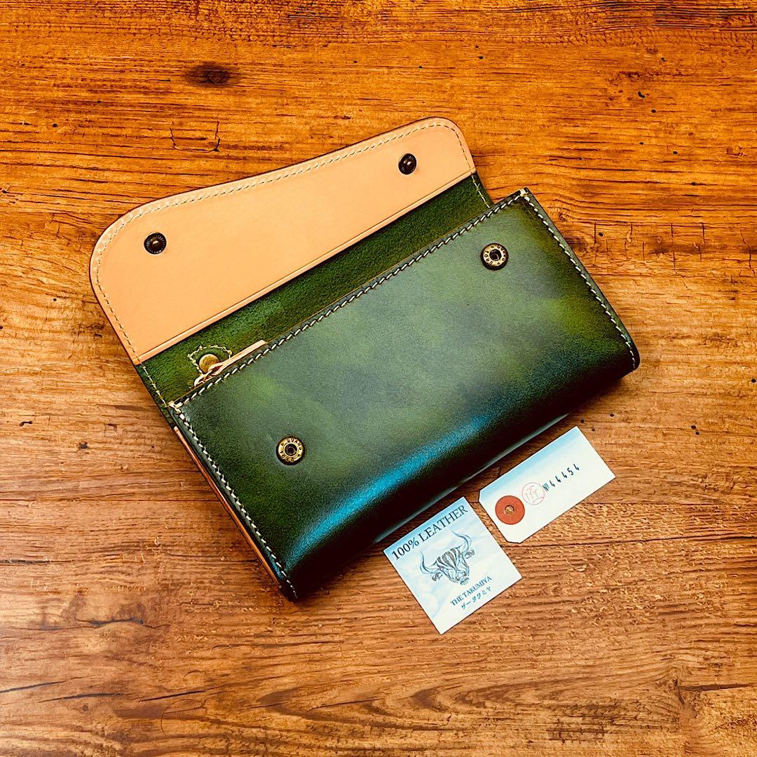 メンズ 財布 長財布 本革 ラウンドファスナー メンズ ヌメ革 栃木レザー