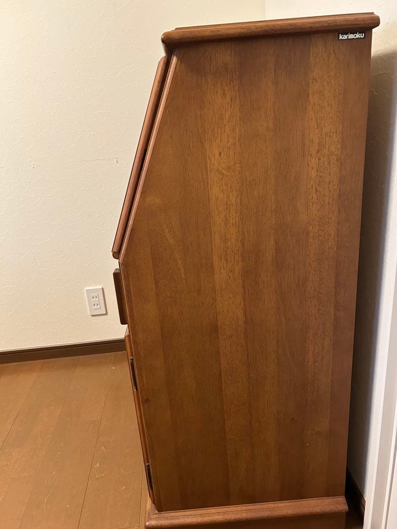 カリモク家具　ライティングビューロー　机　デスク　パソコンデスク