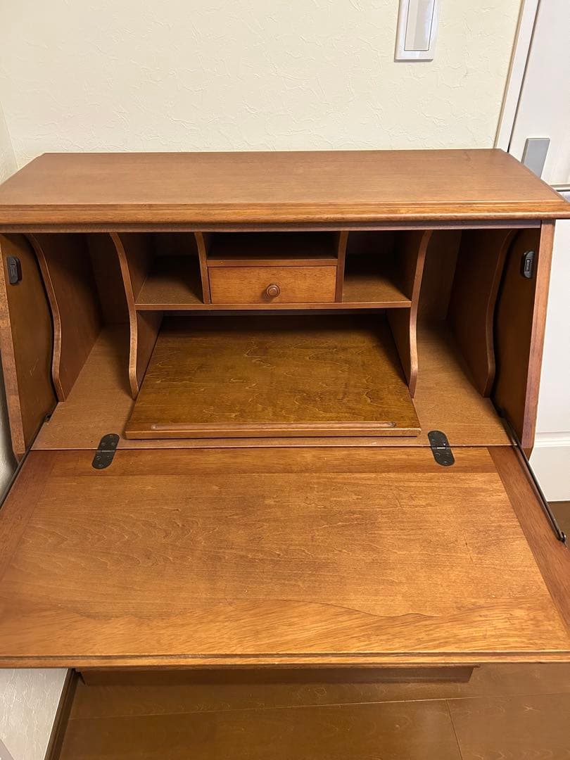 カリモク家具　ライティングビューロー　机　デスク　パソコンデスク