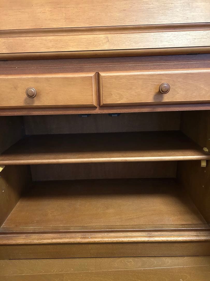 カリモク家具　ライティングビューロー　机　デスク　パソコンデスク