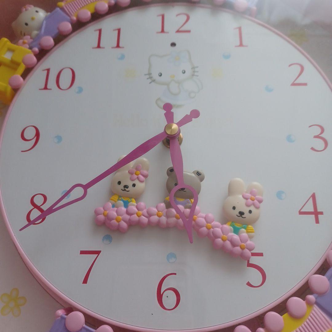 ハローキティ からくり時計 振り子 メロディー サンリオ レトロ - メルカリ