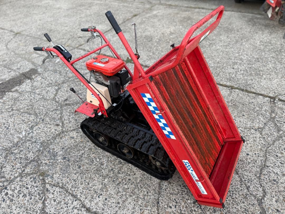 「新潟県長岡発」クボタ運搬車SC156DC ２５０キロ積み手動ダンプ動作確認済み