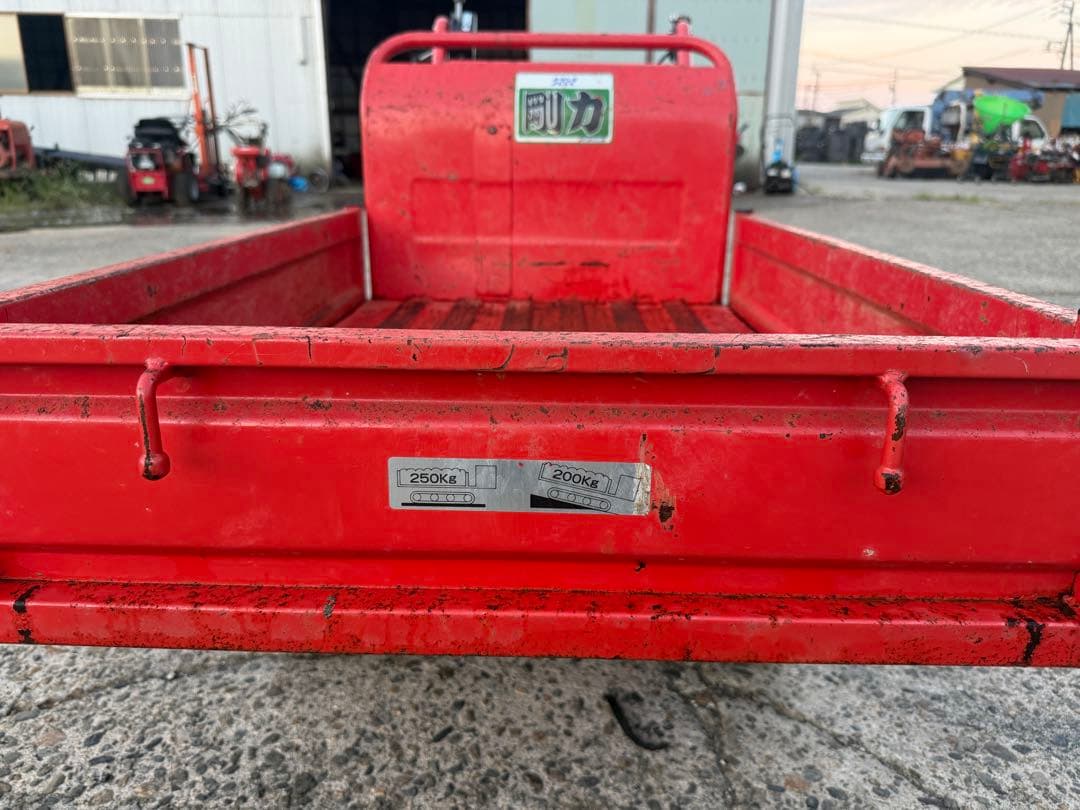 「新潟県長岡発」クボタ運搬車SC156DC ２５０キロ積み手動ダンプ動作確認済み