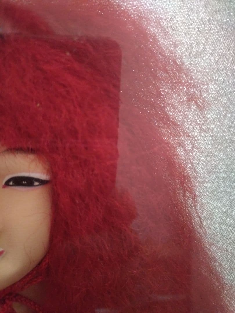 猩々　日本人形風額飾り　ハンドメイド（手作りです。）