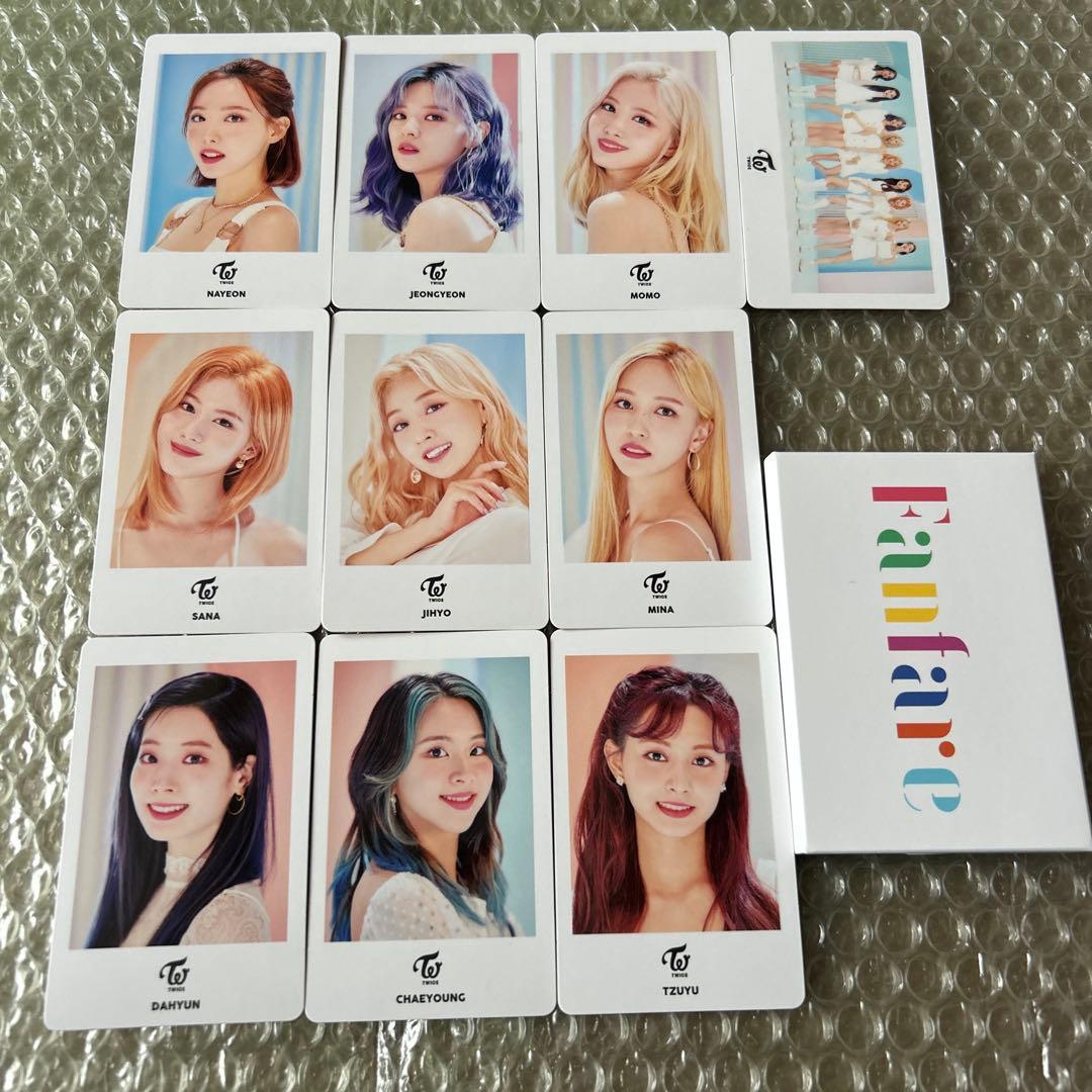 TWICE トレカ フォトカード 10枚セット Fanfare - メルカリ