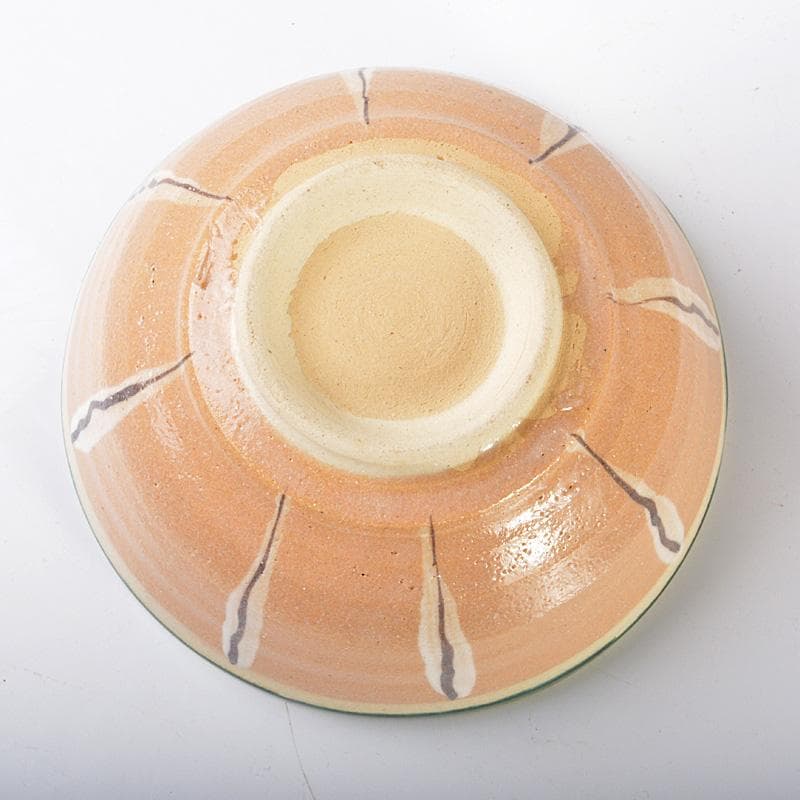 茶道具 桃山窯 林英二造 赤織部 数茶碗 9客 共箱 V 6116C - メルカリ