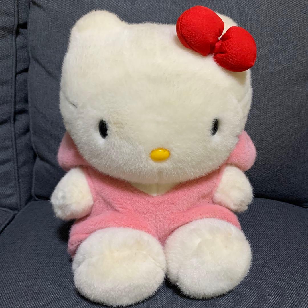 平成レトロハローキティぬいぐるみ キティうさぎ変身ぬいぐるみ キティ
