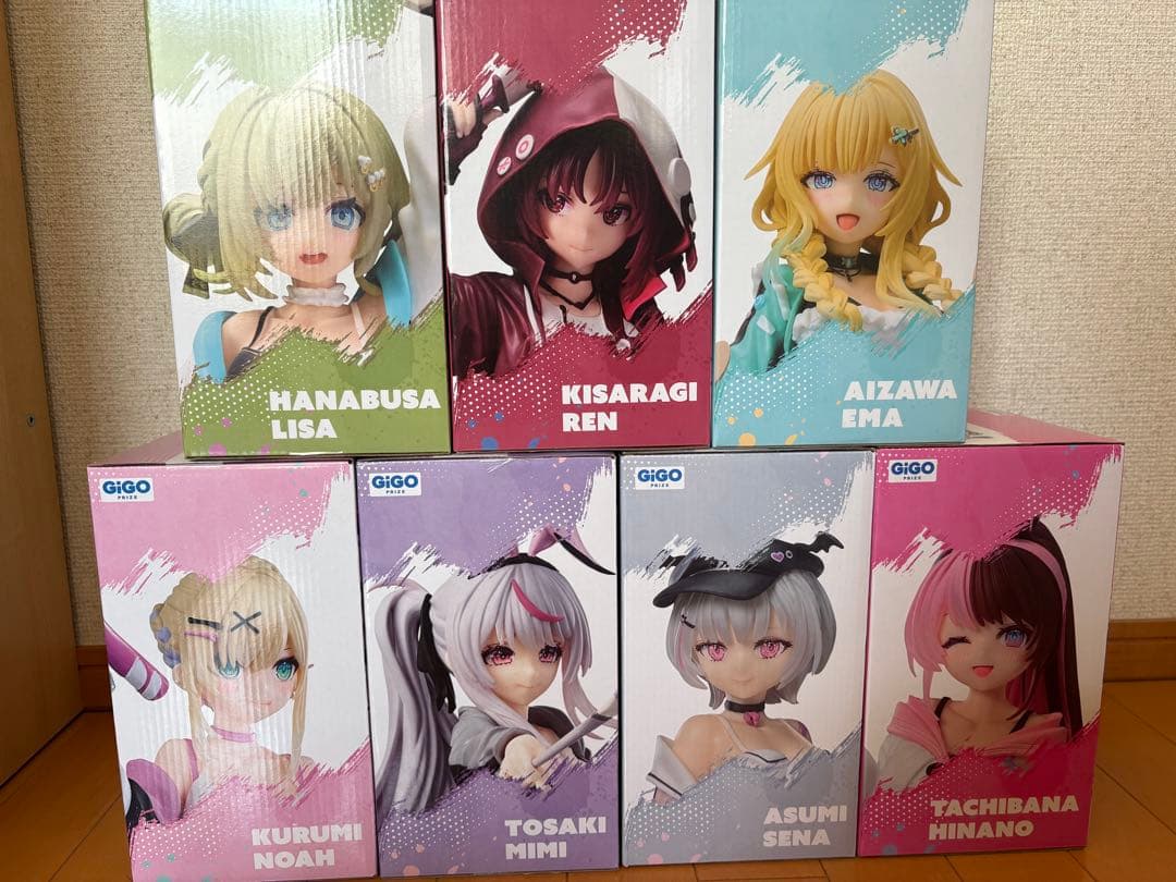 ぶいすぽっ！PlaywithPaint GIGO限定スケールフィギュア7体セット