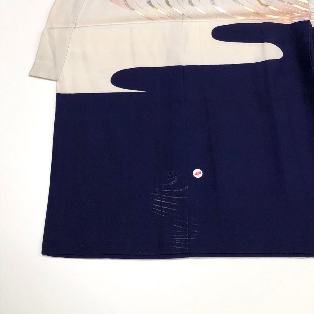 子供着物 お宮参り 七五三 祝着 襦袢付 兜に龍 金銀彩 CK-7363